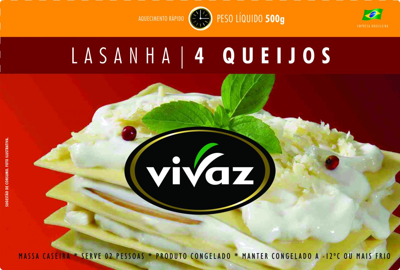 Lasanha 4 Queijos VIVAZ